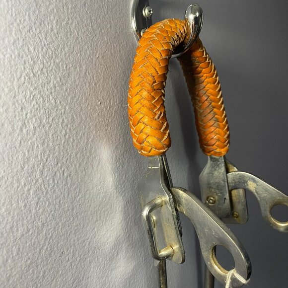 Braided Leather Hackamore - Picture 2 of 3